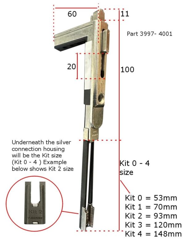 ERA Extreme Window Lock 3D Shoot Bolt Pair Kit - Image 2