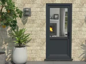 Anthracite Grey UPVC 2XG External Door Set