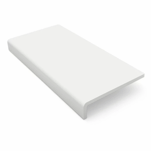 White 3m uPVC Capping Board 225mm Depth 9mm Thick Window Sill Cover 2 Pack