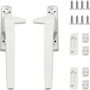 Window Handle, Double Glazing UPVC Window Handles, Window Handle Replacement Kit, Left and Right Hand, Handle Lever for Windows and Sliding Doors