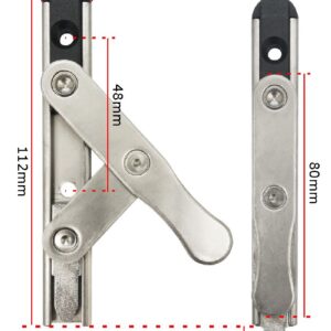 Mila Finger Operated French Door Shoot Bolt Slim French Window Type