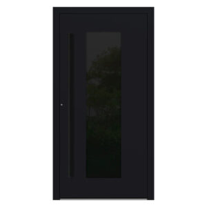 Aluminium Door - Black RAL9005 - Blackline