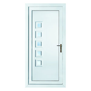 Malaga Five Patterned UPVC Door