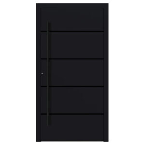 Aluminium Door - Black RAL9005 - Blackline