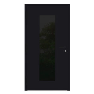 Aluminium Door - Black RAL9005 - Blackline
