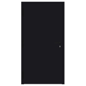 Aluminium Door - Black RAL9005 - Blackline